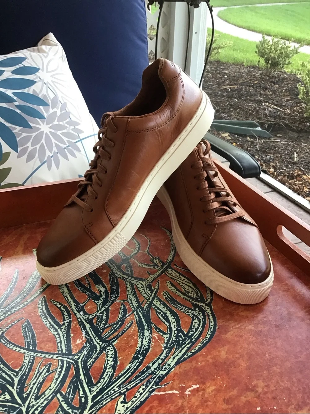 Cole Haan Grand Series Leather Low-Top Sneakers NWOT